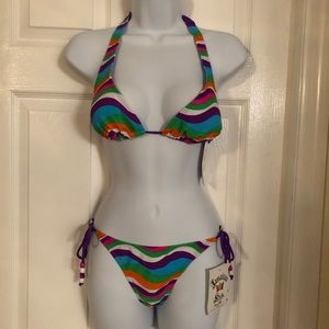 Multi color Bikini, size M